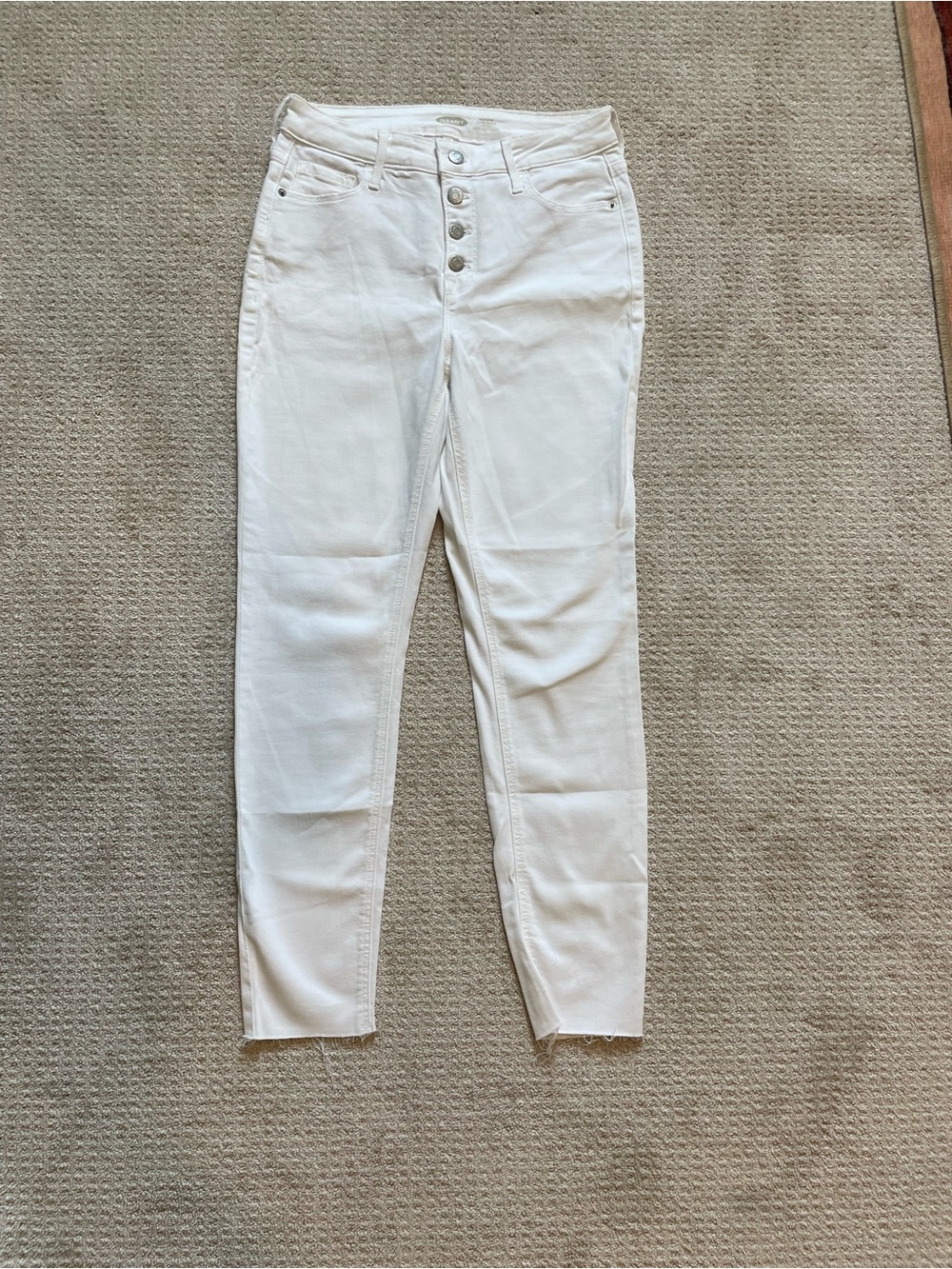 Old Navy White High-Rise Women’s Jeans